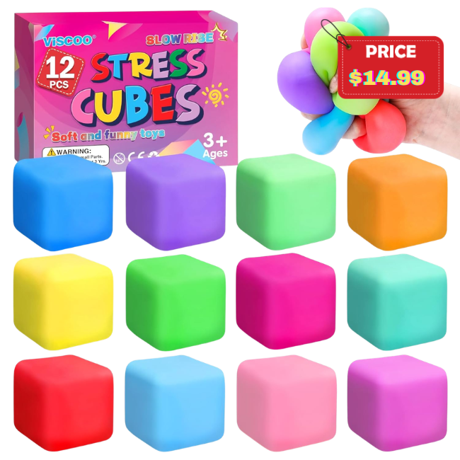 12 Pack Slow Rising Stress Cube Deal: Save Big
