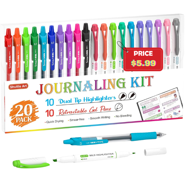 20 Pack Journaling Kit Deal: Save 40%