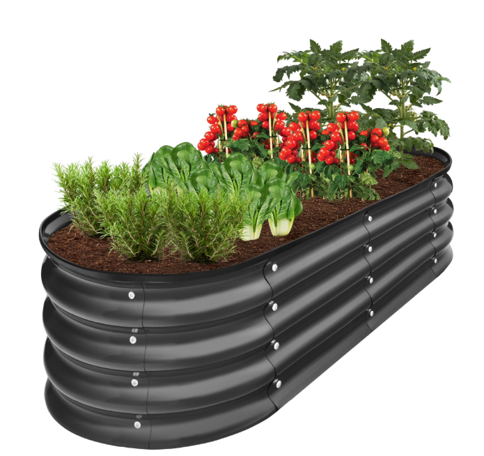 Metal Oval Garden Bed Deal: $45 at Walmart