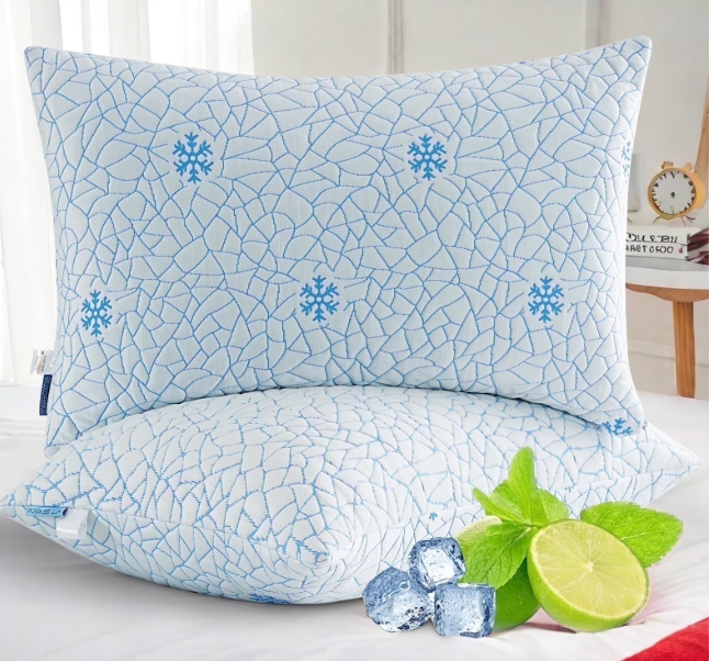 EMONIA Memory Foam Pillows Set of 2 Deal: $26.99 at Walmart