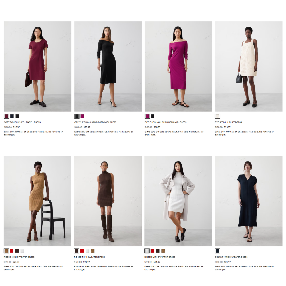 Dresses & Jumpsuits Sale: $10.48 at Banana Republic Deal