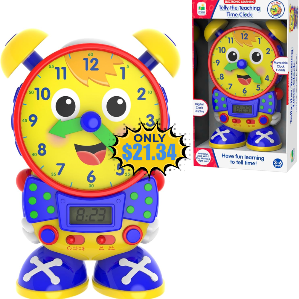 Telly Teaching Time Clock Sale: Save 29%