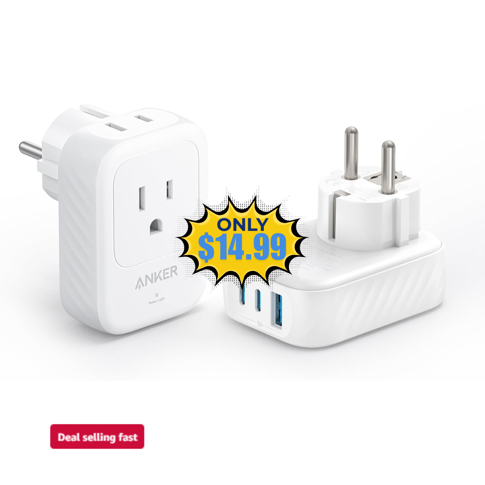 Anker Travel Adapter Deal: 25% Off 2-Pack
