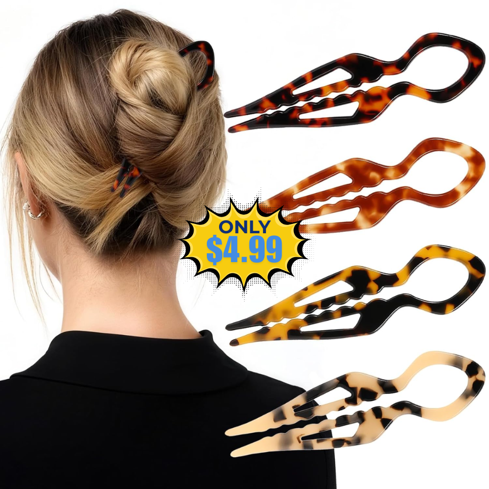 Prestige French Hair Pins Deal: 4PCS Set