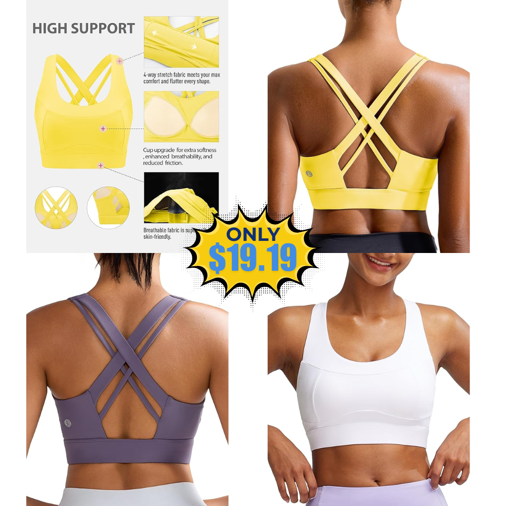 RUNNING GIRL Sports Bra Sale: Save 20% at SHOP HERE