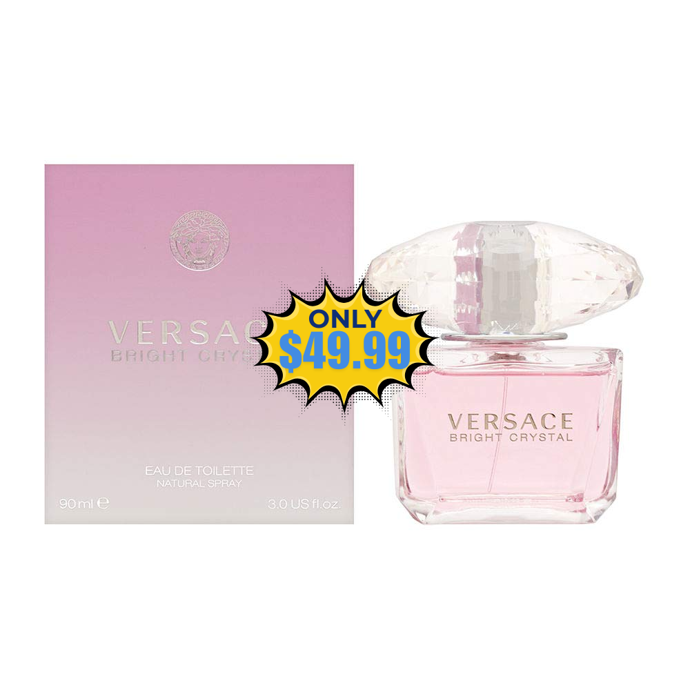 Versace Bright Crystal Women 3.0 oz Sale: Save 43% without Coupon