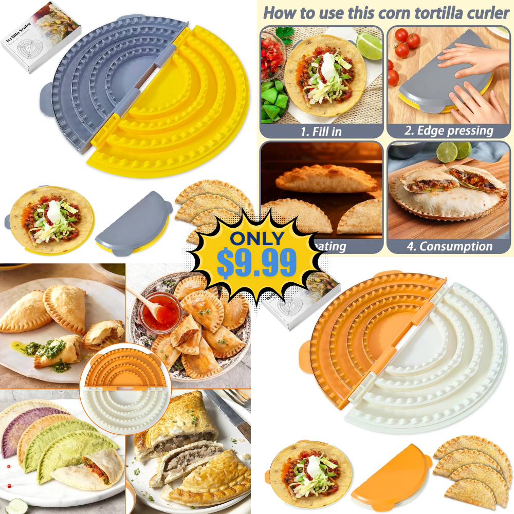 4-in-1 Tortilla Sealer Crimper Press Deal: Save with Promo Code