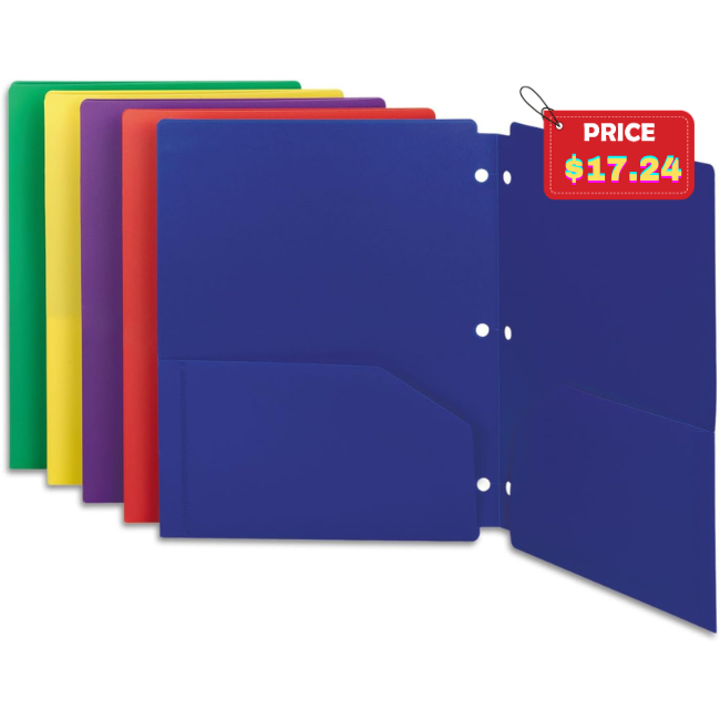Poly Snap-in Folder Deal: Save 9% per Pack