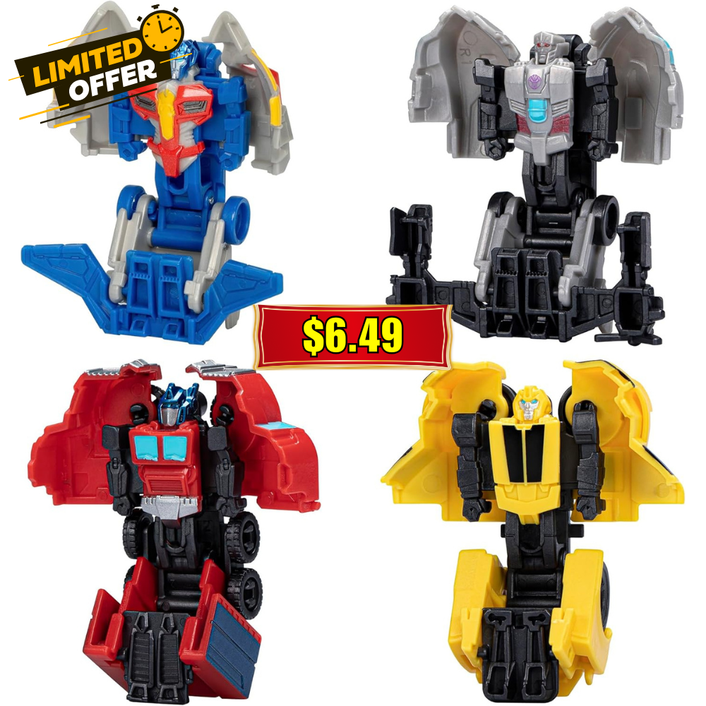Set of 4 Mini Robot Action Figures Sale: Save at Figures Shop