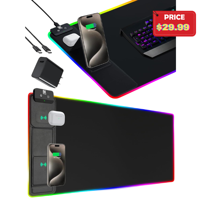 XXL Mouse Pad with Phone Holder Sale: Save 50% at Best Buy