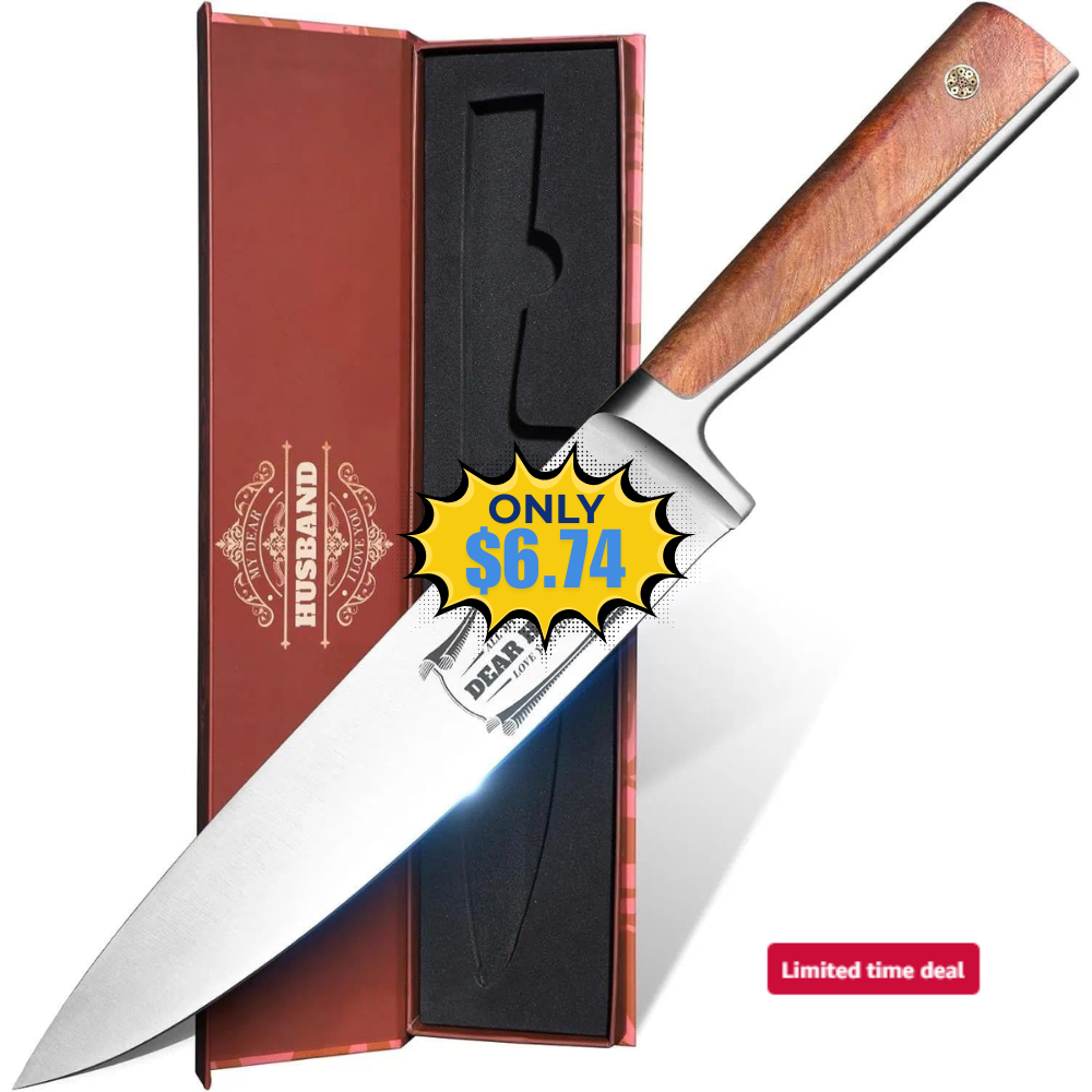 Huusk 8″ Chef Knife Deal: Save 10% at Huusk