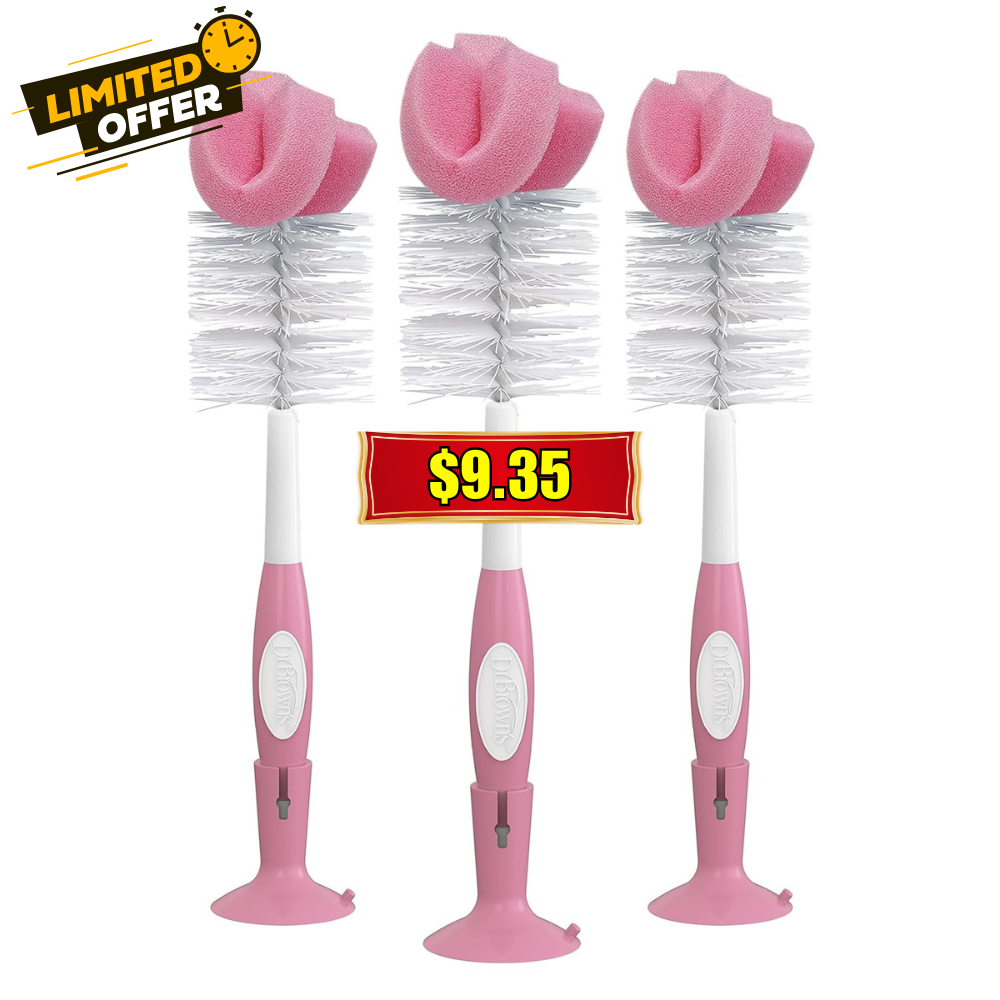 Reusable Sponge Baby Bottle, 3 Pack