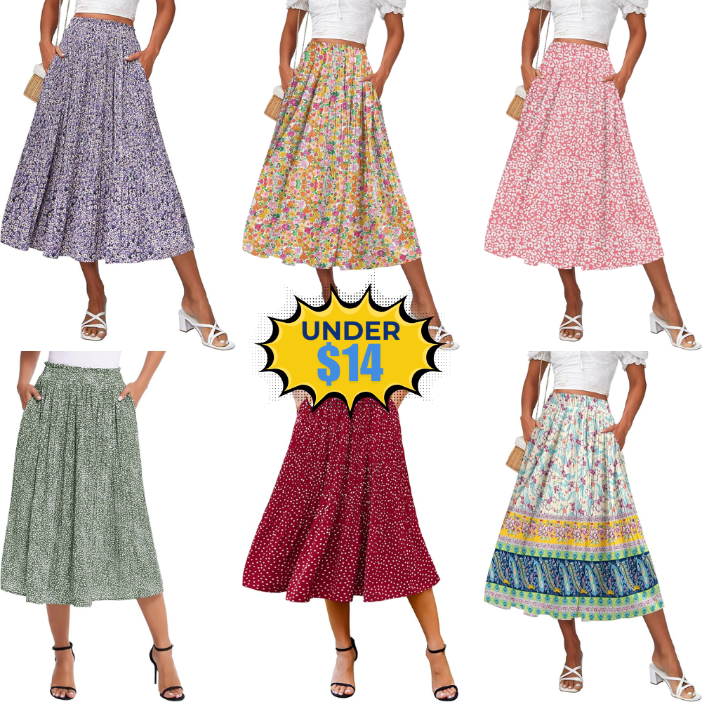 Zeagoo Women’s Midi Skirt Deal: Save 17% at $3.28