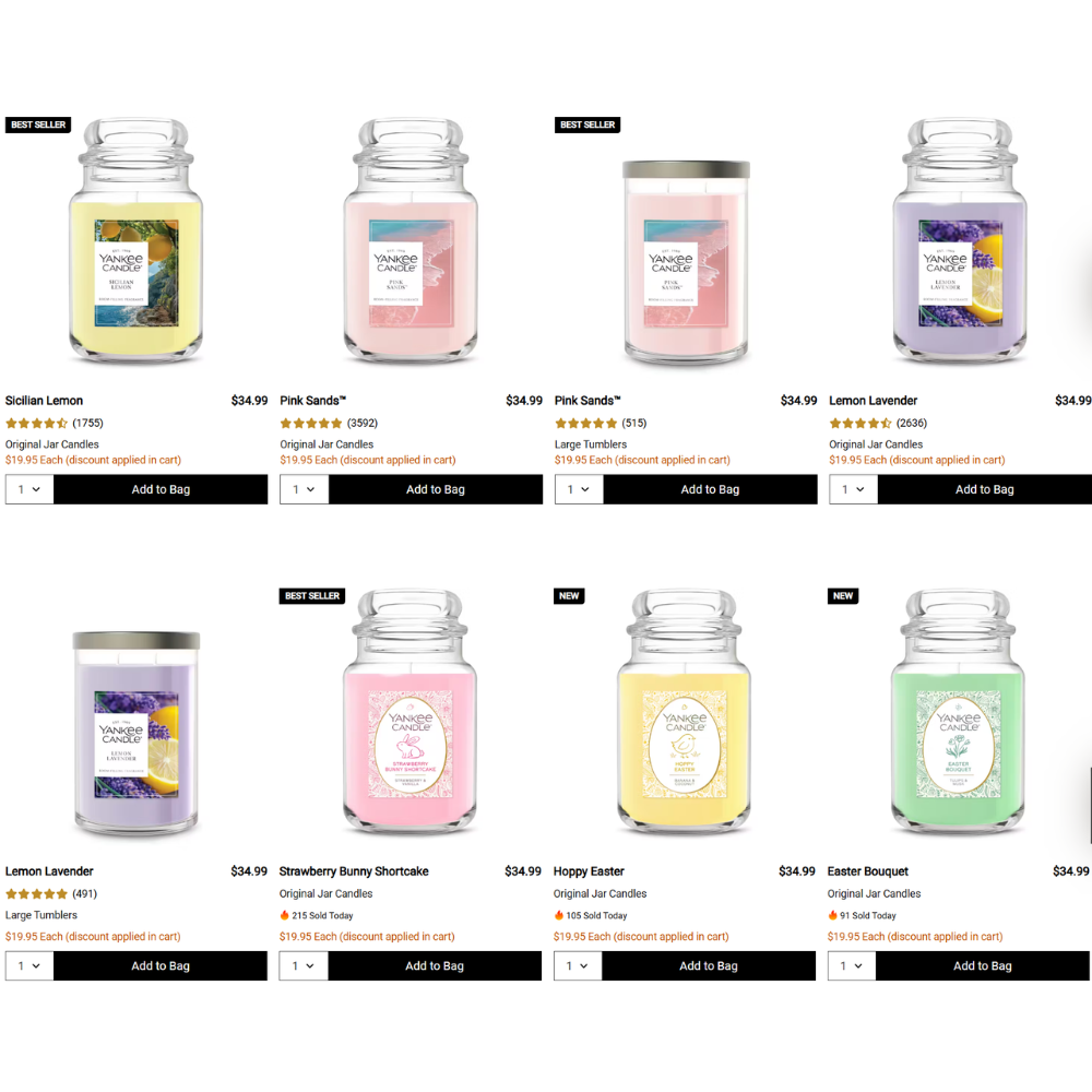 Yankee Candle Large Jar Candle Deal: Save 42% at Yankee Candle