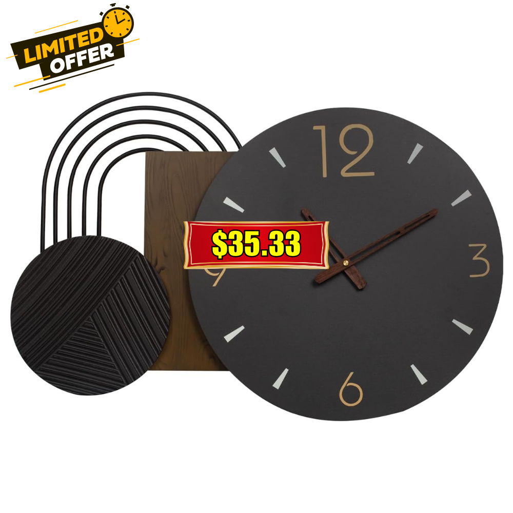 Anmotpe Wall Clock Modern Deal: Save with Promo Code