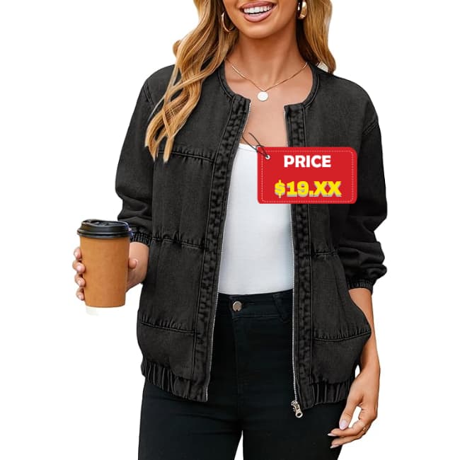 Women’s Denim Jacket Sale: 50% Off