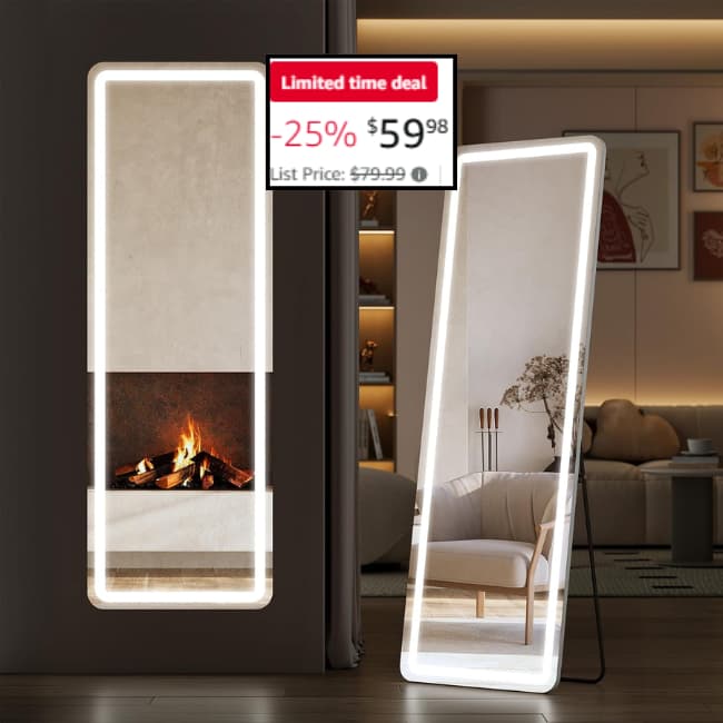 Full Length Mirror with LED Lights Sale: Instant Savings