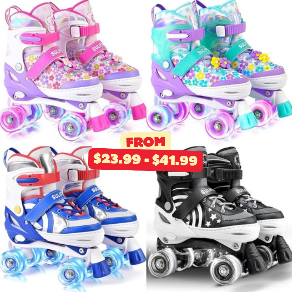 SULIFEEL Rainbow Unicorn Roller Skates Deal: Save with Code