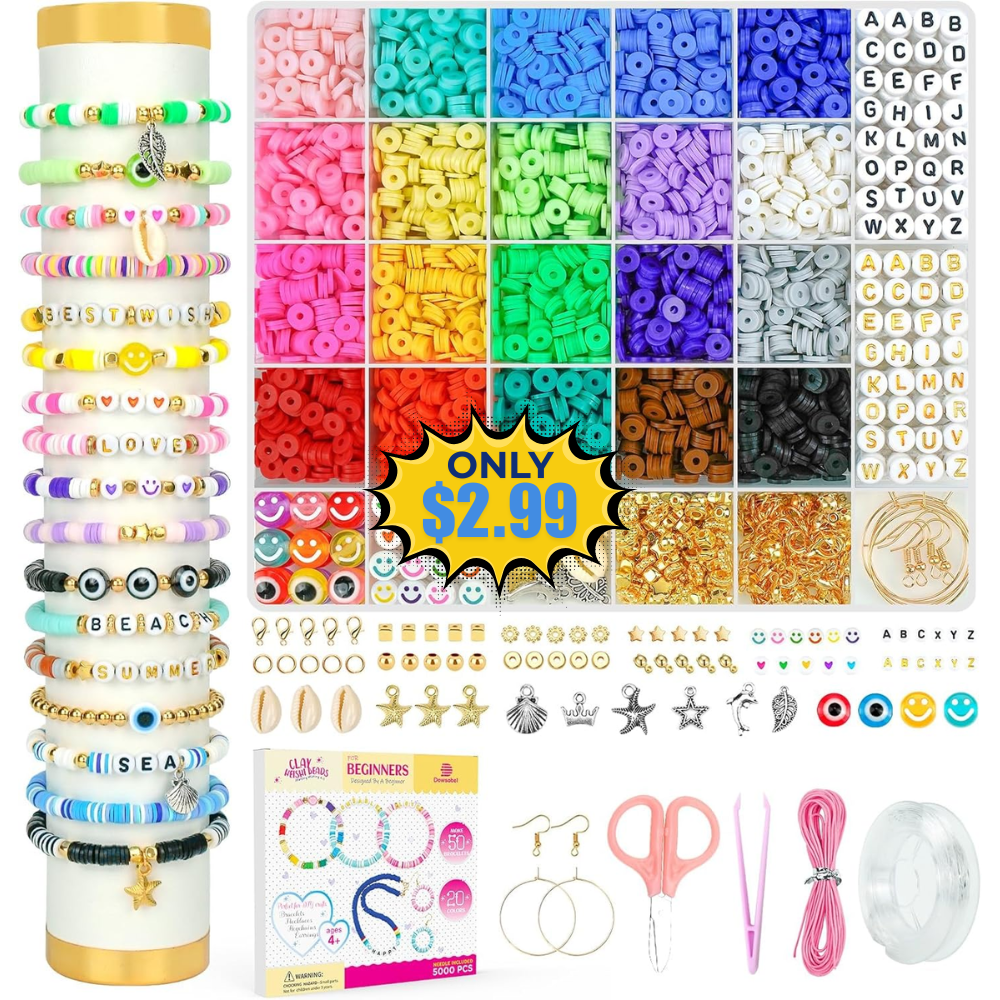 Dowsabel Clay Beads Kit Deal: Save 25%