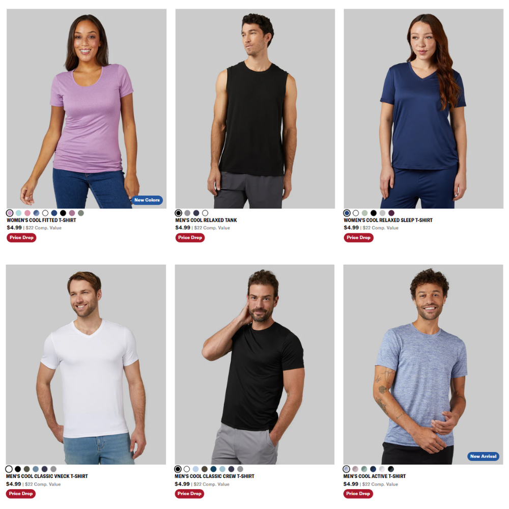 Tees Sale: $4.99 at 32 Degrees Deal