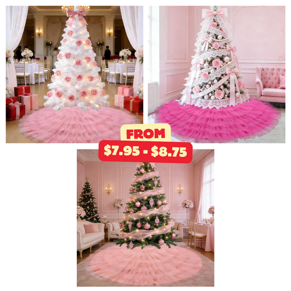 Pink Tulle Tree Skirt Deal: Save with Promo Code