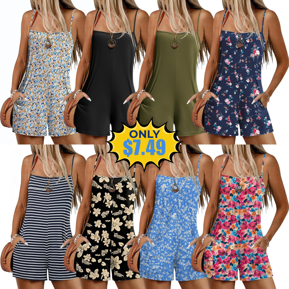 Ekouaer Summer Rompers Deal: Save 12% with Coupon