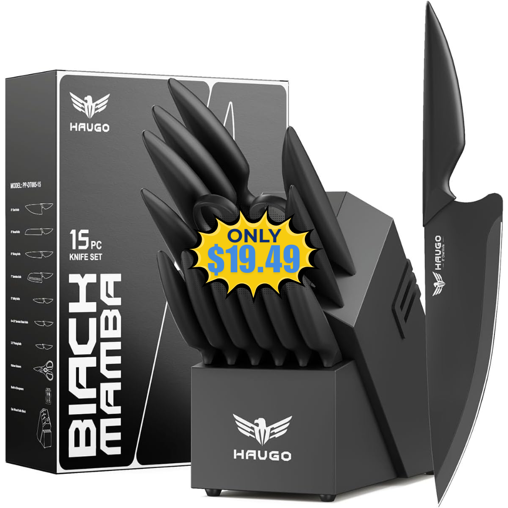 Kitchen Knife Set Deal: 40% Off with Promo Code
