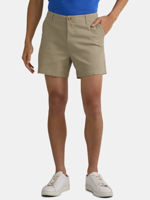 Men’s Stretch Twill Shorts Deal: $5.39 at Walmart