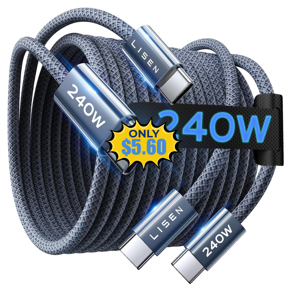 LISEN USB C Cable Deal: Save 18% with Promo Code