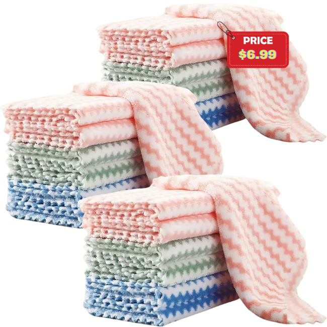 21 Pack Super Absorbent Dish Cloths Sale: Big Savings