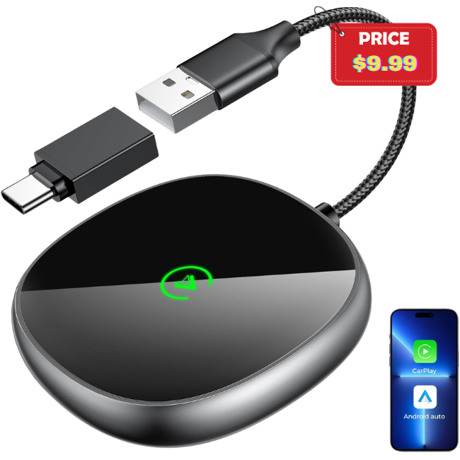 Wireless Carplay Adapter Deal: 50% Off