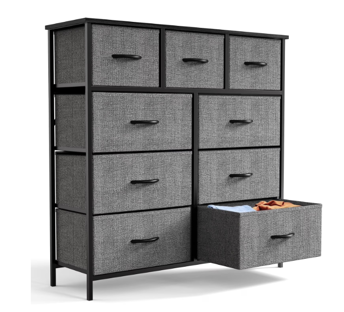 Fabric Dresser for Bedroom 9 Drawer $57 ($70)