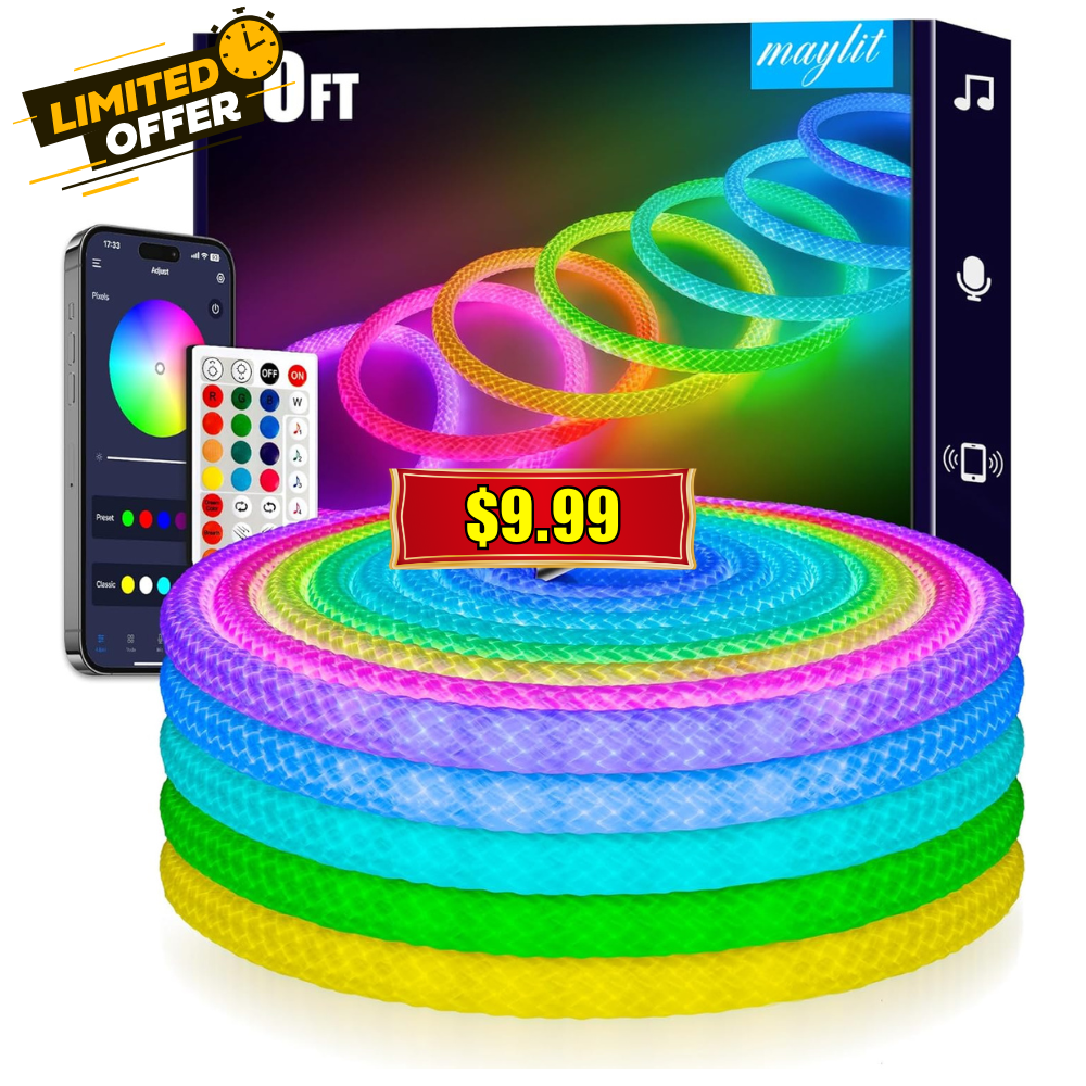 360 Degree Rope Lights Deal: Save with Coupon