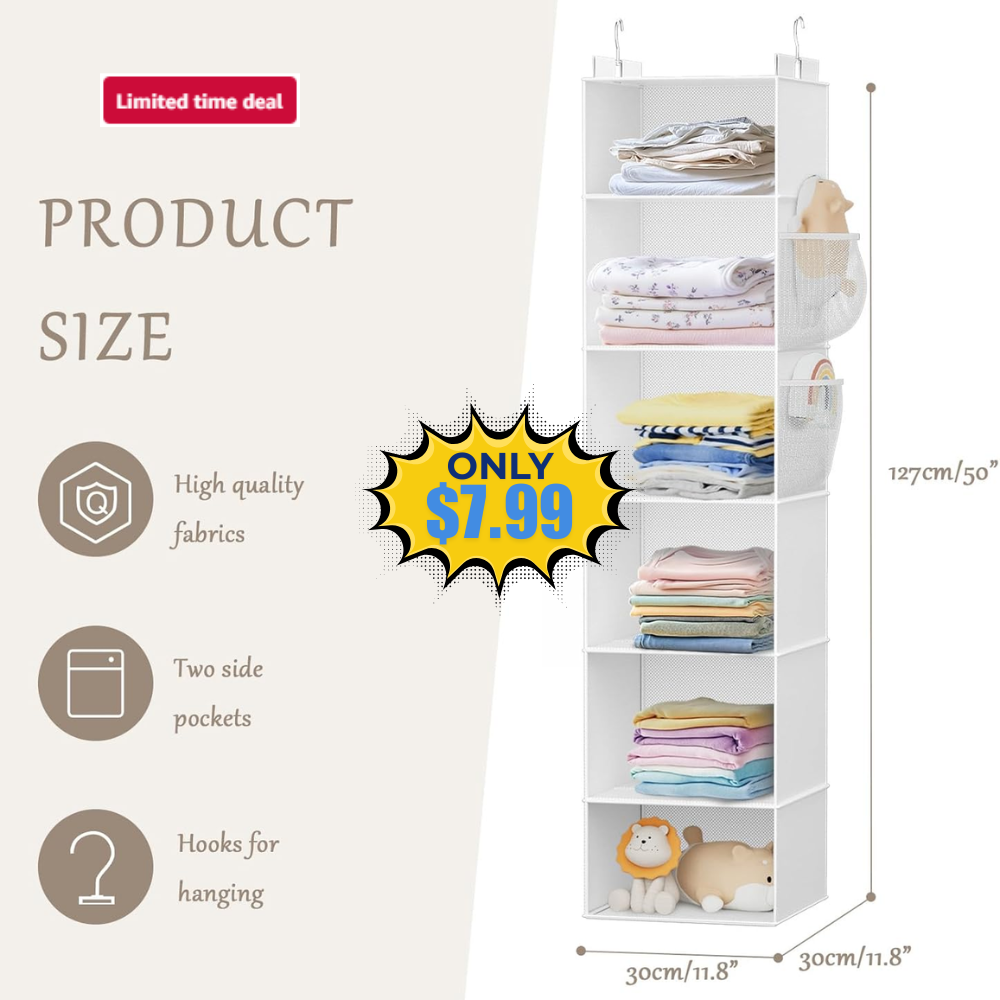 VERONLY Hanging Closet Organizer