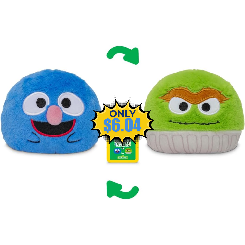 Reversible Oscar The Grouch and Grover Deal: Save 37%