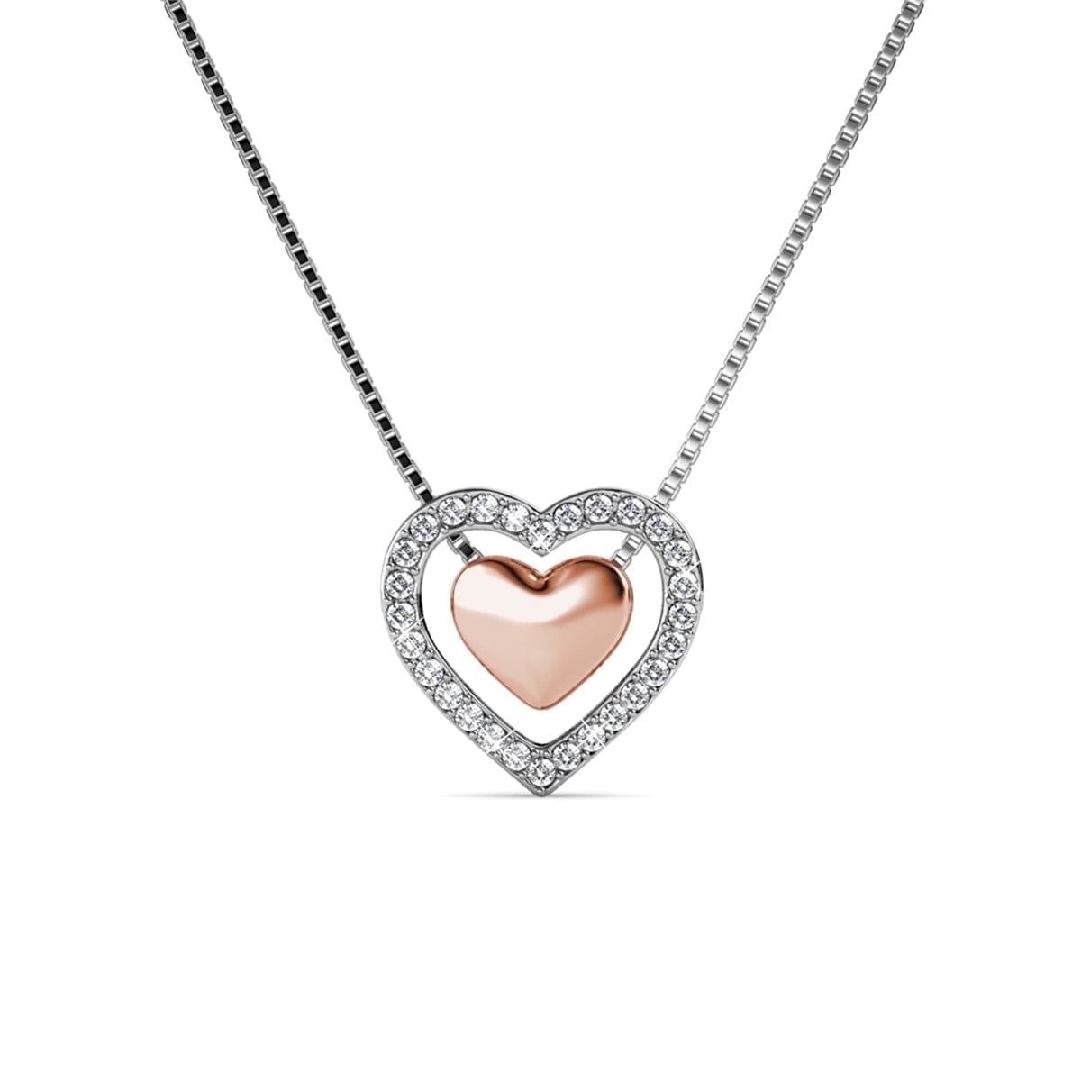Cate & Chloe Susan 18k White Gold Necklace $17.99