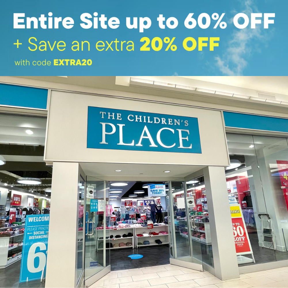 Entire Site 60% Off + Extra 20% Off at The Children’s Place: Big Sale