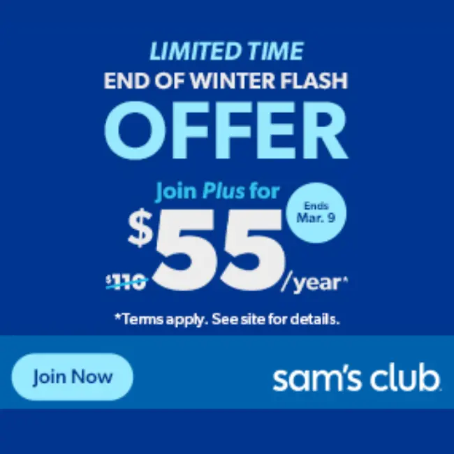 Sam’s Club Membership Deal: $55 per Year