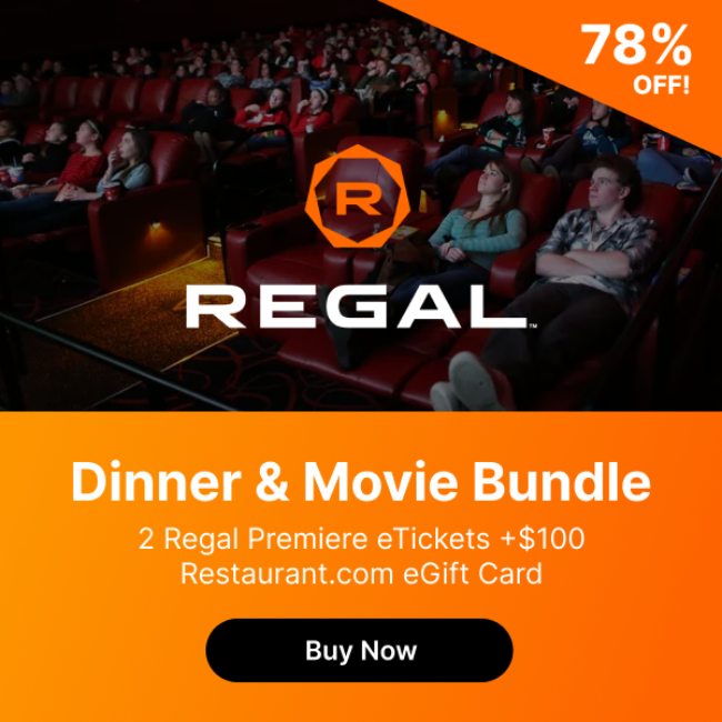 Regal Premiere Movie Tickets Sale: Big Savings
