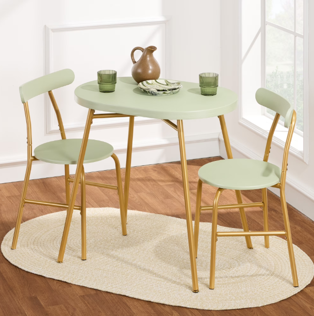 3-Piece Oval Dining Table Set Sale: $119.99 at Walmart