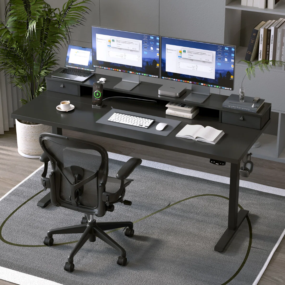 55″ Electric Height Adjustable Standing Desk Sale: Save 62% at Wayfair