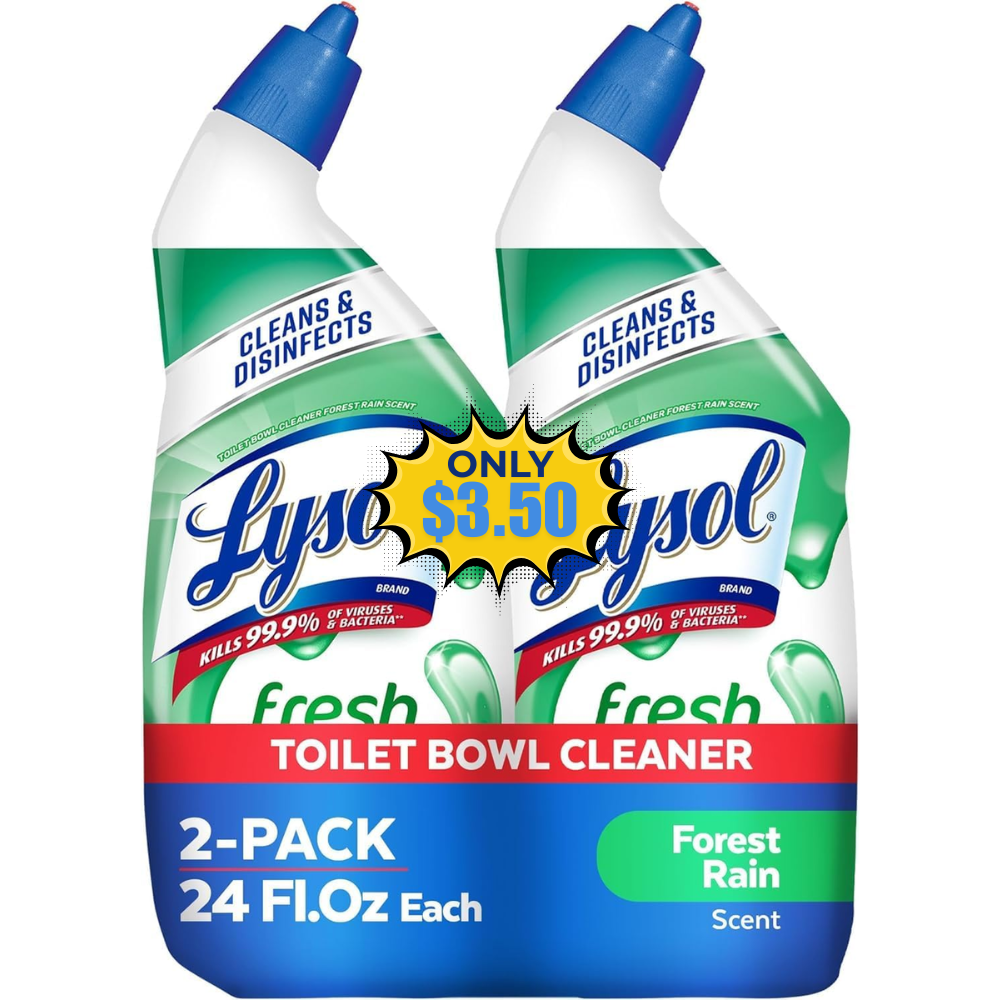 Lysol Toilet Bowl Cleaner Gel 2 Pack