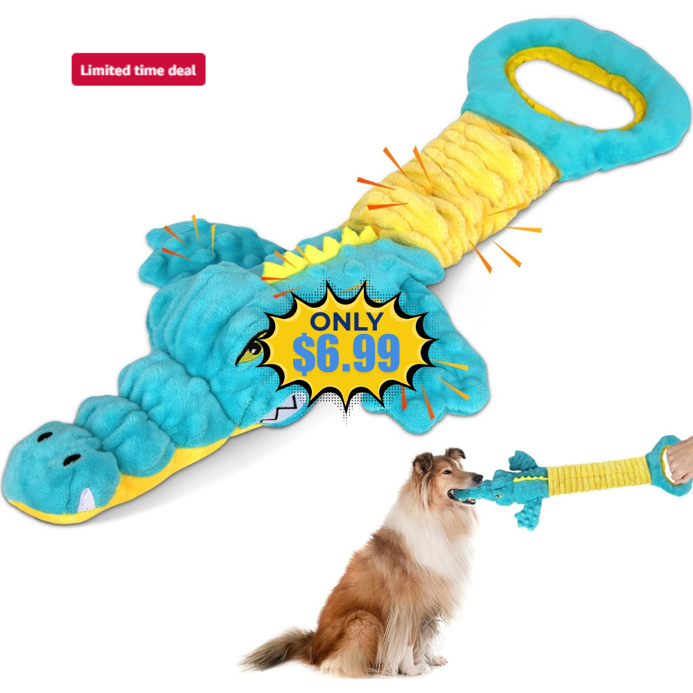 Cute Alligator Dog Toy Sale: 50% Off