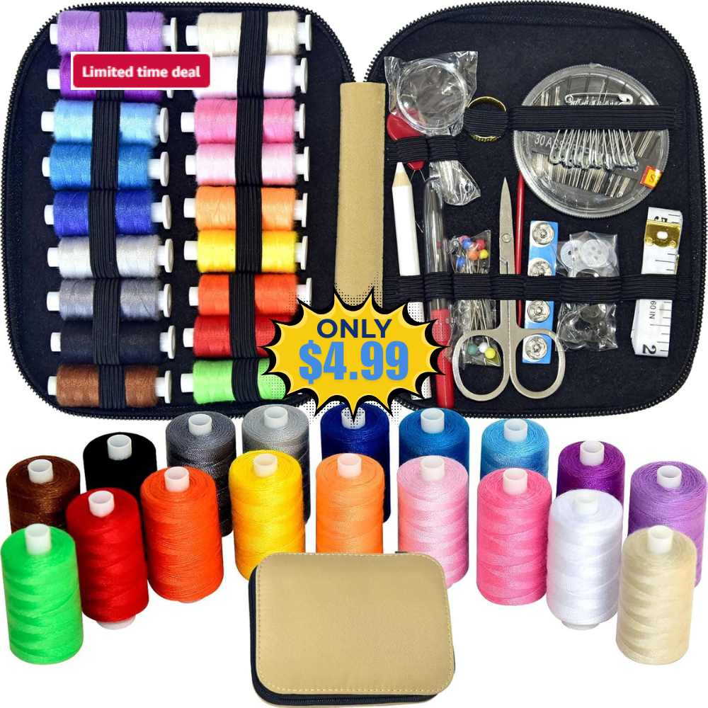 Portable Sewing Kit Deal: Save 50% at No Extra Cost