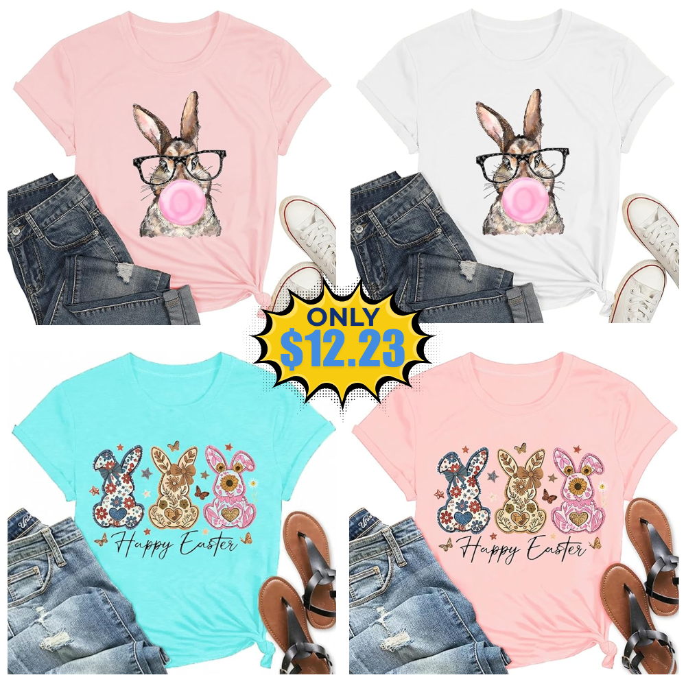 Easter Shirt for Women Deal: Save with Promo Code