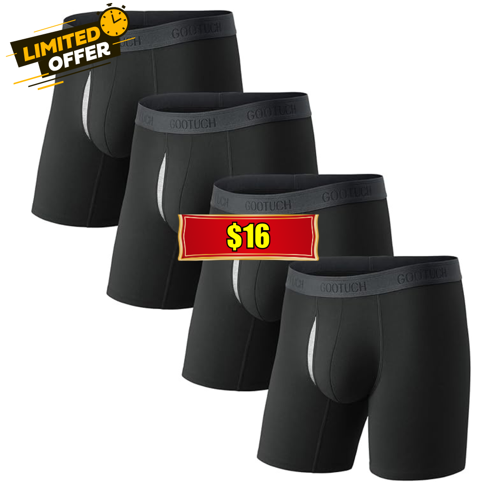 GOOTUCH Men’s Cotton Boxer Briefs