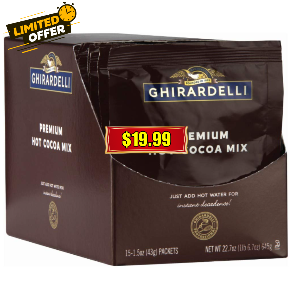 Ghirardelli Hot Cocoa Mix Deal: Save at DealsFinders
