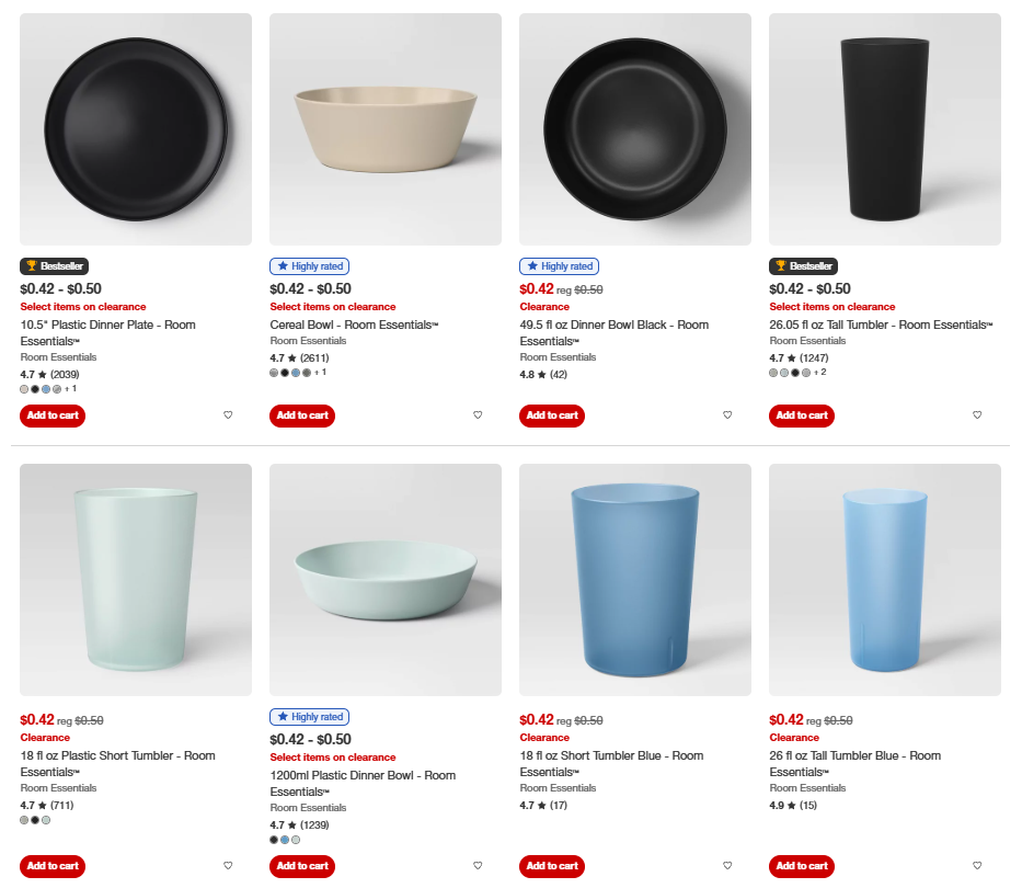 Room Essentials Dinnerware Sale: Save 16% at Target