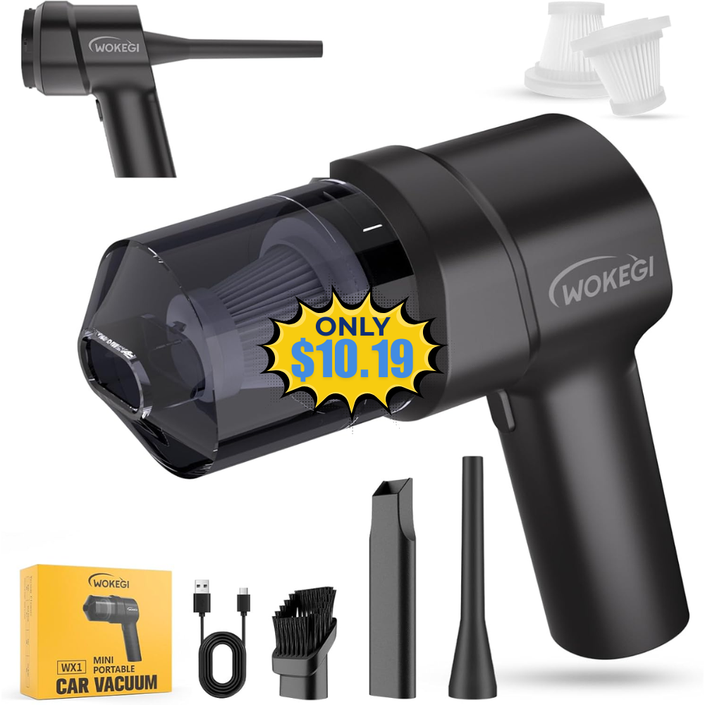 Handheld Mini Car Vacuum Deal: Save with Promo Code