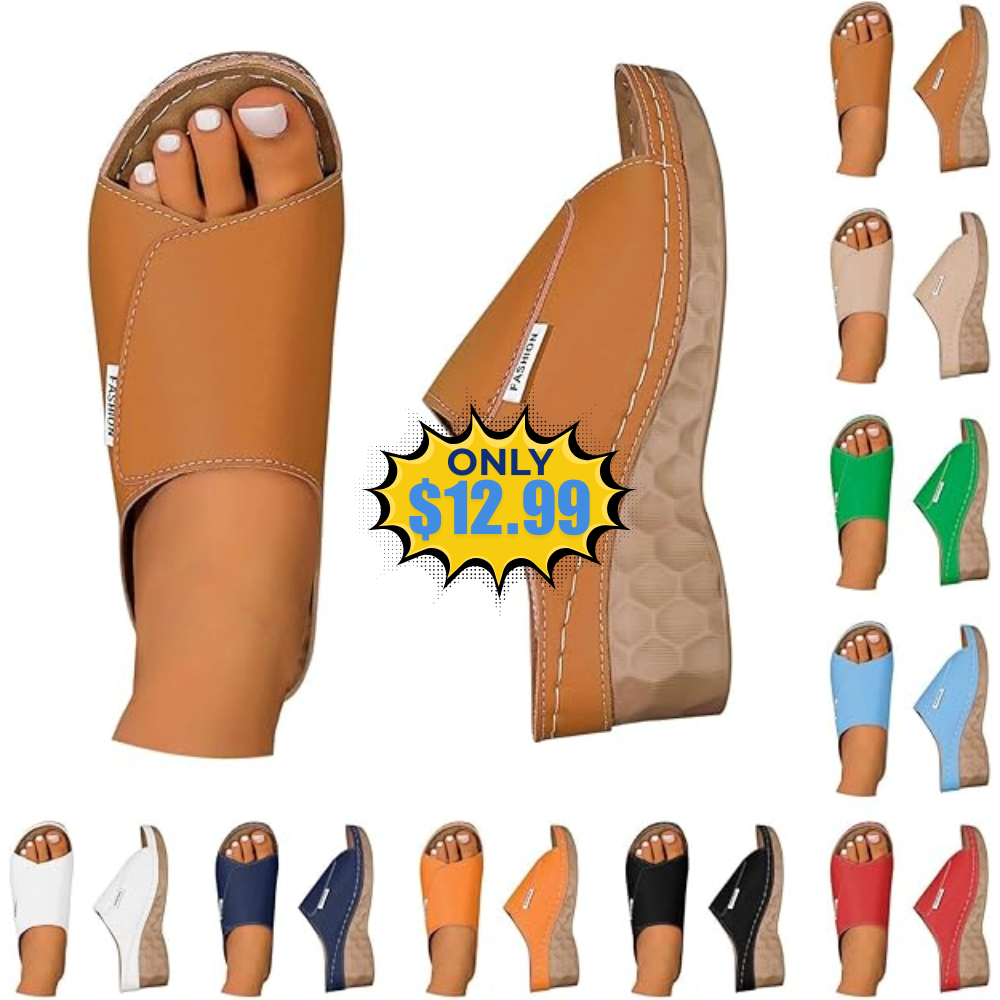 Women Dressy Platform Wedge Sandals Deal: Save with 5BRUEGIA Promo Code